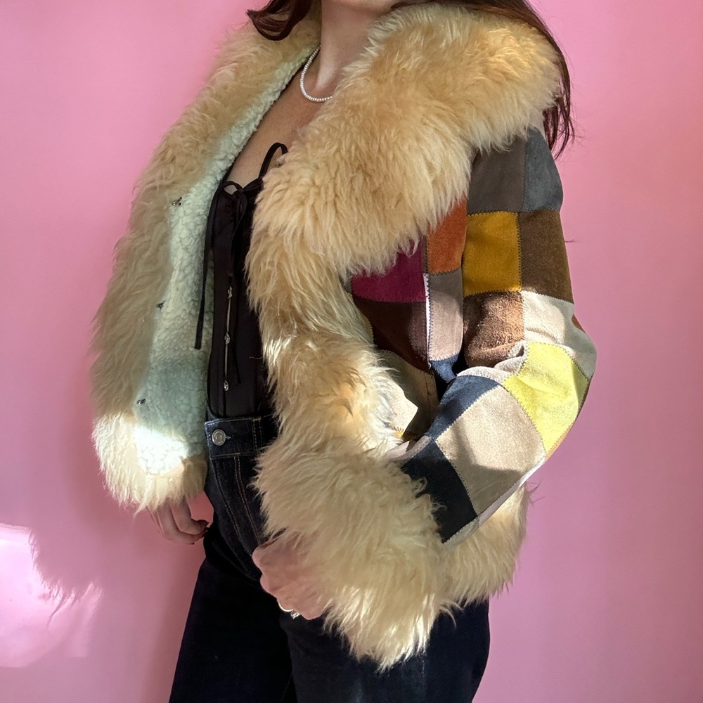 1970S PATCHWORK PENNY LANE JACKET - Picture 3 of 5